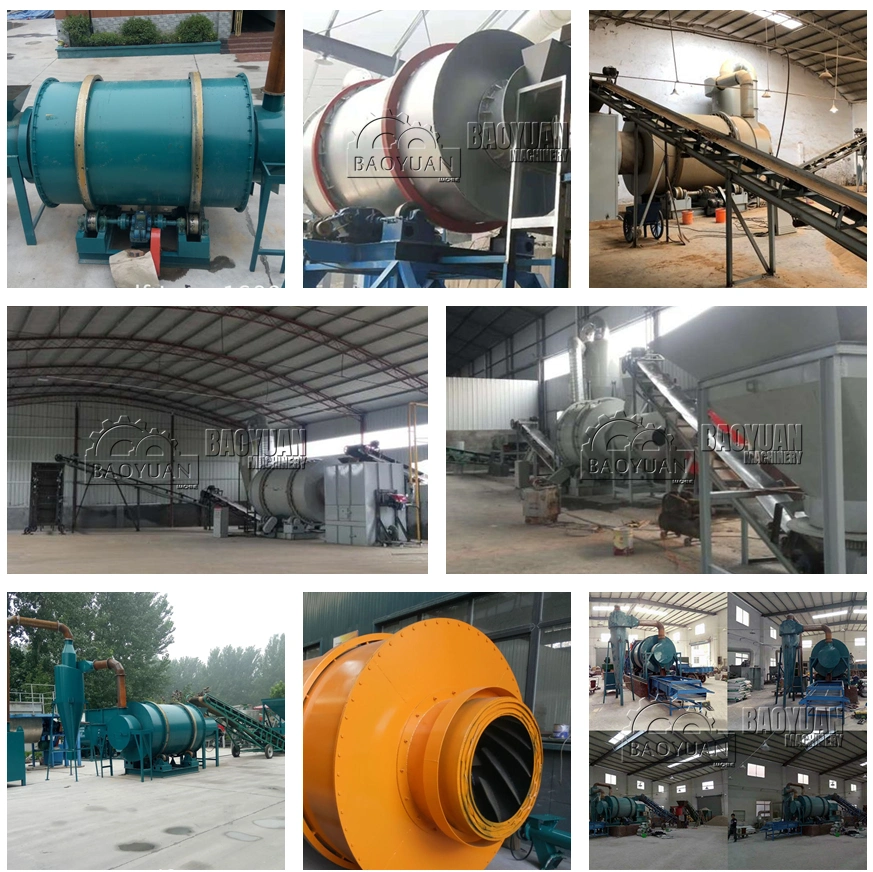 Energy Saving Three Cylinder Sand Rotary Dryer Drum Manufacturer