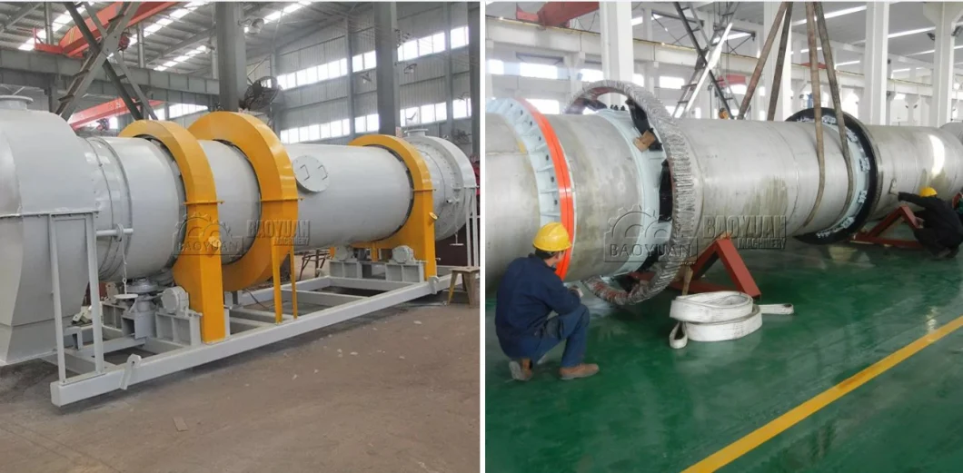 Energy-Saving Industrial Single-Cylinder Rotary Dryer Low Price Sale