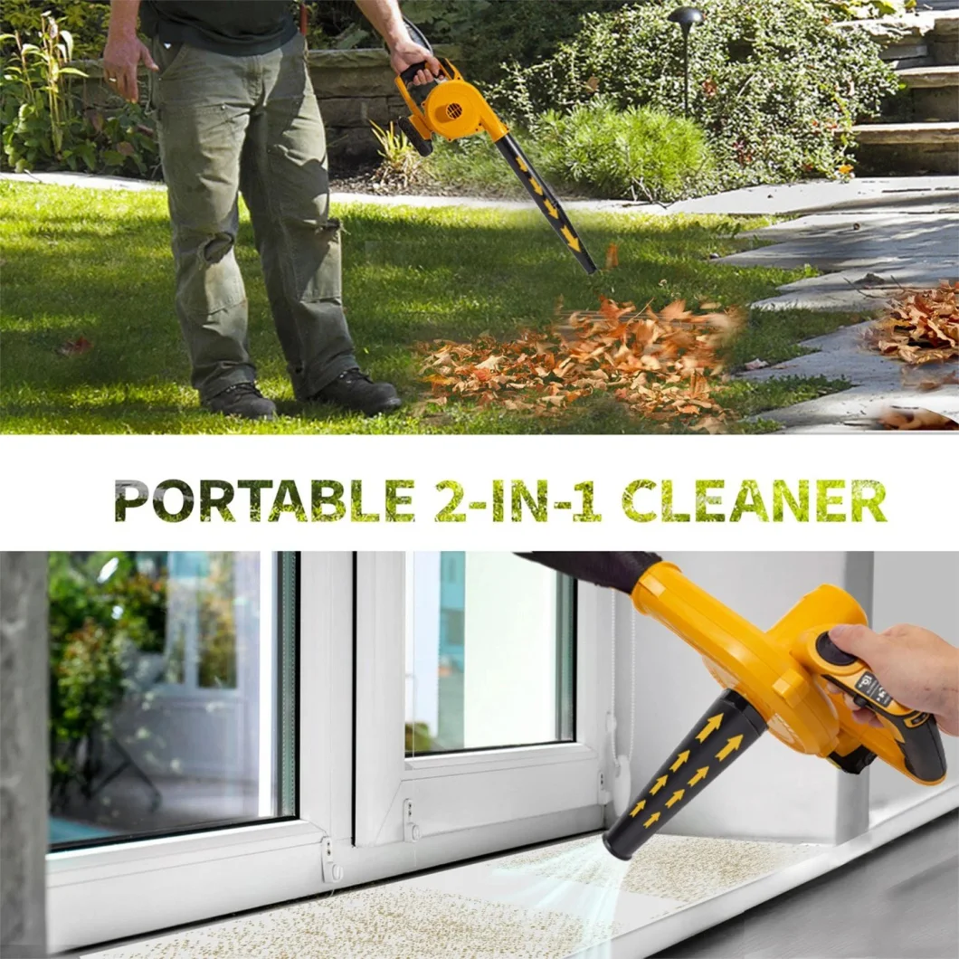 Electric Cleaning Strong Power 21V Lithium Leaf Cordless Blower