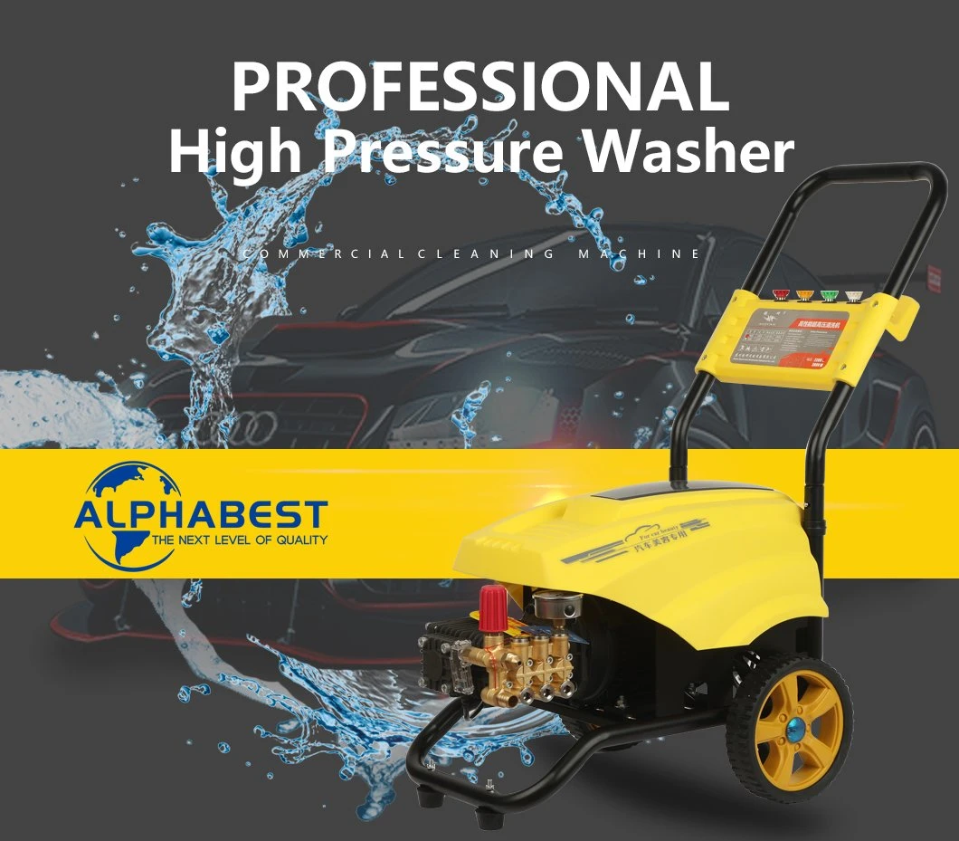 130bar/1885psi Electric High Pressure Washer Car Washer Cleaning Machine 2.2kw/3HP High Pressure Cleaning Washer Cleaner Single Phase at-N95