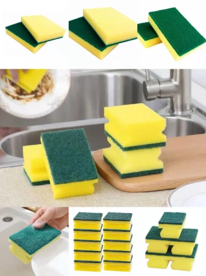 Kitchen Dish Cleaning Sponge Scouring Pad Sponge Cleaning Tools